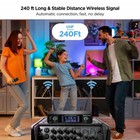 Wireless Microphone System Rechargeable professional Adults Singing Karaoke Wire