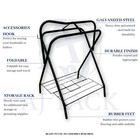 Aj Tack Freestanding Saddle Rack With Western Saddle Carrier