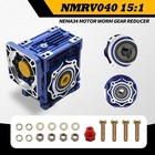 Jecoupoon Nmrv040 Worm Gear Reducer Ratio 151 Connection Matching Standard Ne   