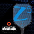 Paddle Graphite Carbon Fiber Z5 Blue Onix Pickleball Face Rough Texture Surface