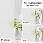Window Privacy Film Frosted Glass Window Film Static Cling Privacy Film For Glas