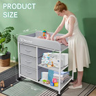 Baby Changing Table  Portable Diaper Changing Station With Wheels  Nursery Or   
