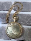 Vintage Brass Pocket Watch Victoria 1875     Antique Style Gift