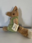 Vtg Eden Toys Foxy Whiskered Gentleman Beatrix Potter Plush Animal Tag Fox Read
