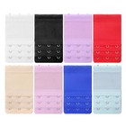 8pcs Bra Extenders  3 Hook Adjustable Bra Strap Extender  8 Colors    Soft