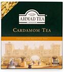 Ahmad Tea Cardamom- Exclusive Quality Caffeinated Black Tea  -100 Teabags
