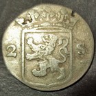 Coa Silver 1780 Colonial Old Dutch Colonial New York Dime Utrecht Mint Lion Dime