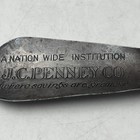 Vintage Jc Penney Co Metal Shoe Horn    a Nationwide Institution    Advertising