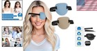 Comfortable 3d Eyepatch Set For Amblyopia - Adjustable   Stylish For All Ages