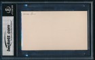 Willard Brown Hof Signed autographed 3x5 Index Card Kc Monarchs Beckett 195734
