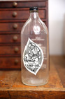 Vintage Antique Aladdin Lamp Oil Glass Bottle Apothecary Light Jeanette Rare