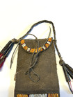Antique Native American Indian Strike-a-lite Pouch  Tinkle Cones  Lot   B
