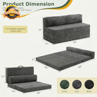 6 Inch Tri-folding Mattress Queen Futon Sofa Bed  Convertible Foldable Mattress