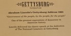 President Abraham Lincoln Gettysburg Address Historical Document 1863 Us History