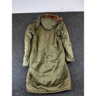 Rare Vtg 40s Us Army B-9 Parka Military Hooded Long Coat Mens Xl Olive Drab