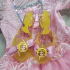 Disney Princess Girls Belle Dress Shoes 3t Pink Costume Play Party Dress Up Set 