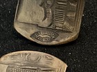 1934 Century Of Progress 7panel high-relief Copper cuff Bracelet-oval Czech Mark