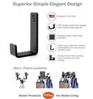 Piffny Robe   Towel Hook  6 Pack Heavy Duty Stainless Steel Outdoor Wall Hook   