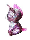 Ty Flippables Sequined Sparkle Unicorn  -shiny Bling Purple silver  13 Inch Toy