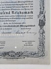 German Wwii War Bond 1937 1000 Mark Vintage