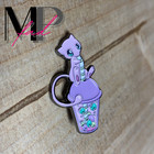 Pokemon Soft Enamel Pin Collectible Brooch Lapel Rubber Clutch Bubbly Mew Mewbly