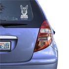 German Shepherd Clear Vinyl Decal Sticker Portrait For Window  Alsatian Dog S   