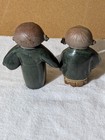 Japanese Figurine Salt And Pepper Shakers - No Stoppers