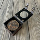 Solid Brass Boy Scouts Pocket Compass Gift
