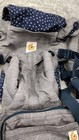 Ergobaby Omni 360 All-position Baby Carrier Premium Cotton  Grey Stardust