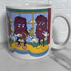 Vintage California Raisins Coffee Mug 1988 Cup Sledding Winter Applause 30089