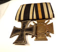     Ww1 German 2 Medal Clasp Iron Cross With Honor Cross W cross Swords F ff 3117 