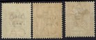 Leeward Islands 1902 Qv Surcharge Set