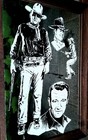 Vintage John Wayne Carnival Style Mirror 20 5 x18 