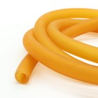 Id 1 6-12mm Yellow Natural Latex Tube High Elasticity Rubber Hose Tensile Bands