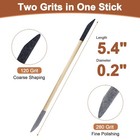 Jejiefi Sanding Sticks 60pcs  120 280 Grit Double-ended 5 4 Inches