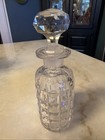 Antique American Brilliant Cut Glass Pattern Dresser   Vanity Bottle Ca 1900s