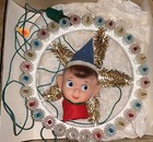 Vtg Pixie Elf Christmas 30 Light Tree Topper spin A Lights japan works read