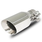 2 5 Inch Inlet To 4 0 Inch Outlet Exhaust Tip 9 Inch Overall  Double Wall 