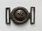 Vintage Civil War Confederate Cs 2 Piece Belt Buckle Early Reproduction