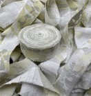 Rag Rug Fabric Strips 1    Precut 15 Yd Roll Rugmaking Amish Knot - Green   Gray
