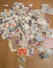 Huge Vintage Stamp Lot Us   Worldwide Mixed Collection Mostly Off Paper