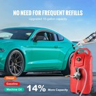 Uimoso 16 Gallon Fuel Caddy Portable Gas Storage Tank 7 8 L min With Manual Pump