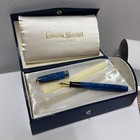 Conway Stewart No  58 Blue Marble Fountain Pen 18k B Limited No 6 145 Uninked