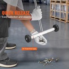 Telescopic Magnetic Roller Broom With Wheels 15 Inch Compact 8 Lbs Pickup Tool