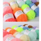 Knit Rainbow Crochet Scrubby   Yarn 10 Set b  Skeins Assorted Colors
