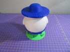 Farmer   s Crack Coin Bank     Funny Piggy Bank     Gag Gift Decor Blue beige green