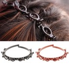 2025 New Double Bangs Hairstyle Hair Clips Hairpin Head Hoop Twist Plait Clip 