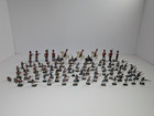 Huge Lot Of 92 Vintage Lead Metal Toy Soldier Figures Army Military Soldiers