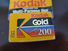 Kodak Gold 200 35mm Color Print Film 12 Exposure Expired 1997 Sealed Nos