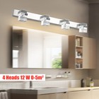 Bathroom Modern Led Crystal Mirror Light Vanity Lights Front Wall Lamp Fixture